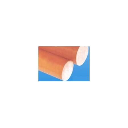 Professional Plastics Natural Phenolic Rod 48 L, 1 W RPAPNA1.000X48.000XXX